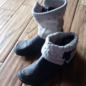 Simple Natural Leather Booties